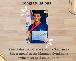 Read more about the article Zeus Palia, Grade 9 wins Gold